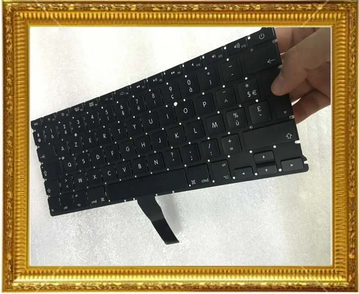 10 шт./лот новая A1369 A1466 французская FR Клавиатура для Apple Macbook Air 13 '
