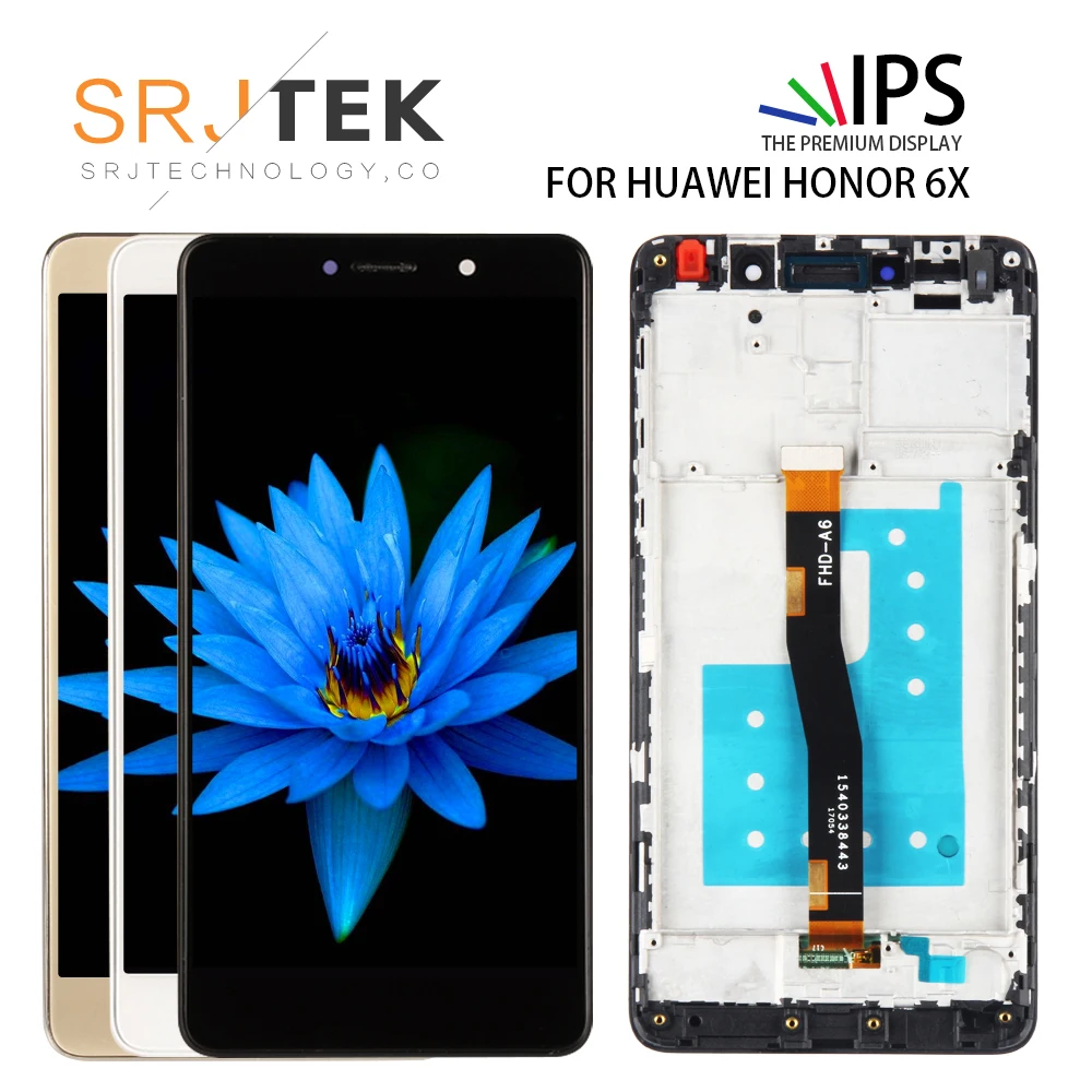 5,5 "ЖК-дисплей для Huawei Honor 6X, дисплей с сенсорным экраном и дигитайзером для Honor 6X, зеркальная фотография, ЖК-дисплей с рамкой
5,5 "ЖК-дисплей для Huawei Honor 6X, дисплей с сенсорным экраном и дигитайзером для Honor 6X, зеркальная фотография, ЖК-дисплей с рамкой