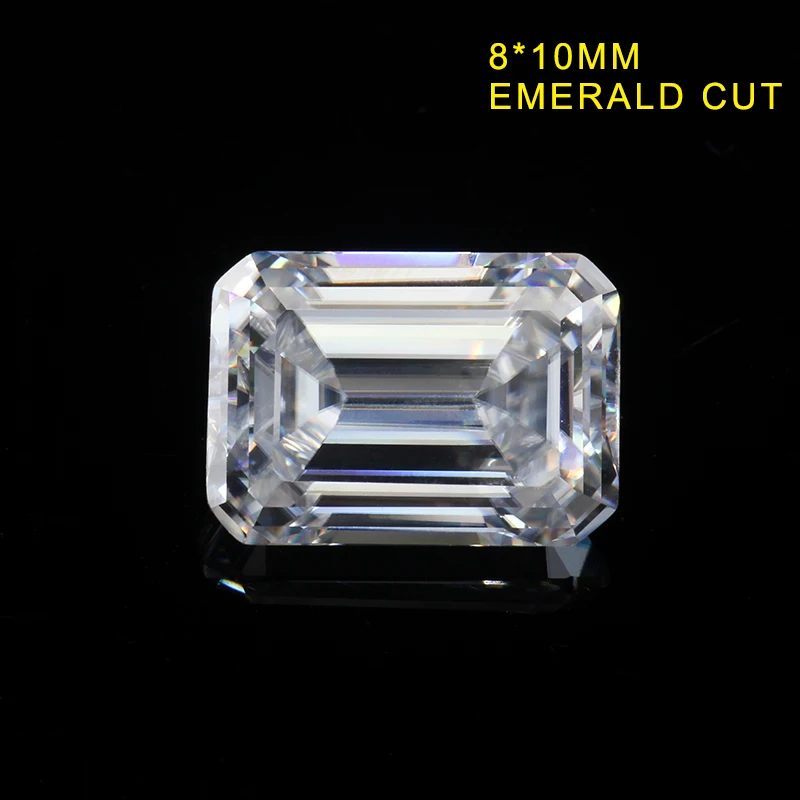 Lab-created moissanites EF white 8*10mm Emerald cut moissanites loose gemstone for solitaire rings jewelry making
Lab-created moissanites EF white 8*10mm Emerald cut moissanites loose gemstone for solitaire rings jewelry making
