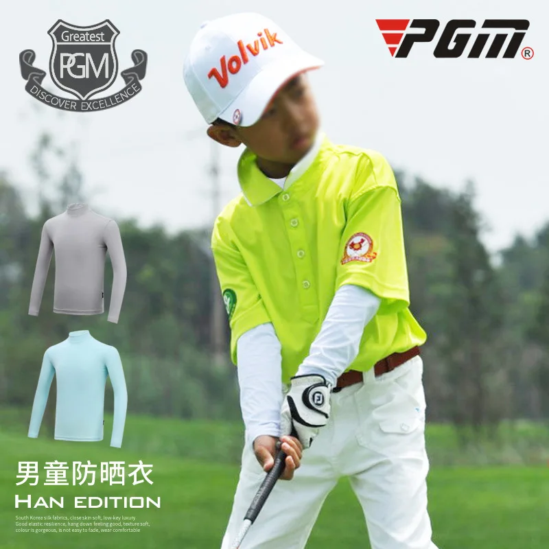 PGM Children's Sunscreen Shirts Boys Summer Anti-UV Bottom Shirt Sport Long Sleeved Children's Wear
PGM Children's Sunscreen Shirts Boys Summer Anti-UV Bottom Shirt Sport Long Sleeved Children's Wear