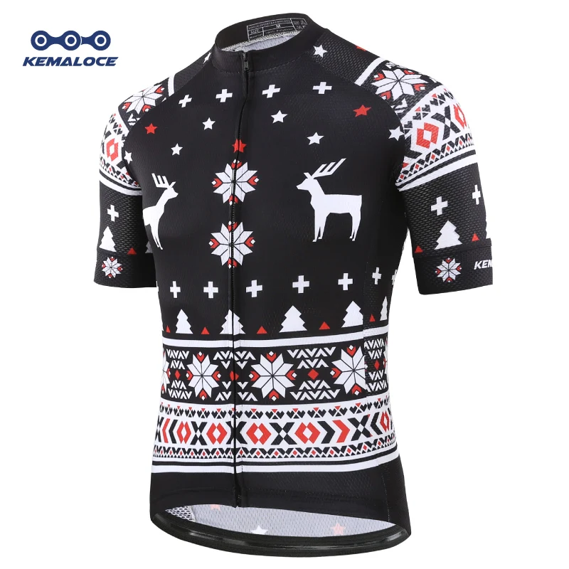 KEMALOCE Bike Jersey Anti-Wrinkle Black Christmas Short Sleeve New Bicycle Wear Top Quick Dry Retro Pro Cyclist Clothes Shirts
KEMALOCE Bike Jersey Anti-Wrinkle Black Christmas Short Sleeve New Bicycle Wear Top Quick Dry Retro Pro Cyclist Clothes Shirts
