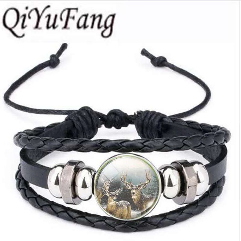 Qiyufang steel antique bronze chock bracelet bangle christmas gift art picture deer glass cabochon bracelet bangle
Qiyufang steel antique bronze chock bracelet bangle christmas gift art picture deer glass cabochon bracelet bangle
