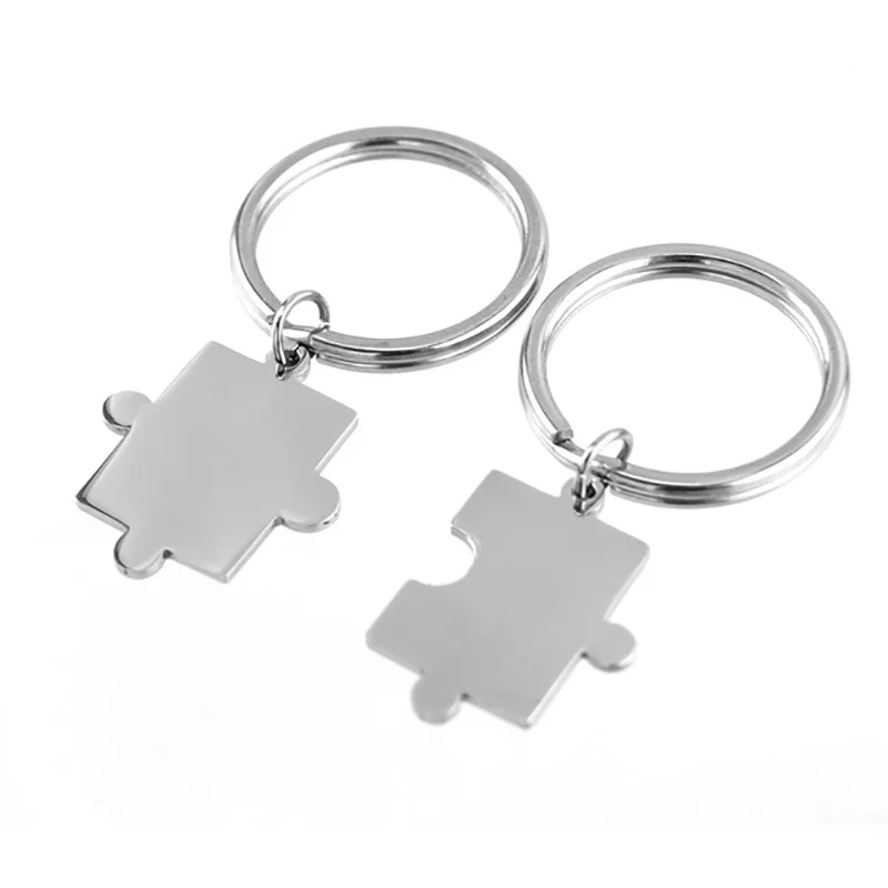 100% Stainless Steel Blank Jigsaw Puzzle Key Chain Key Ring Couples Keychain Llaveros Sleutelhanger Wholesale 10pcs
100% Stainless Steel Blank Jigsaw Puzzle Key Chain Key Ring Couples Keychain Llaveros Sleutelhanger Wholesale 10pcs