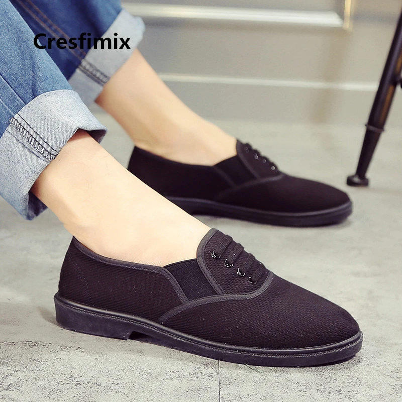 Cresfimix zapatos hombre man fashion durable canvas all black shoes male comfortable hotel work shoes man anti skid shoes a2192
Cresfimix zapatos hombre man fashion durable canvas all black shoes male comfortable hotel work shoes man anti skid shoes a2192
