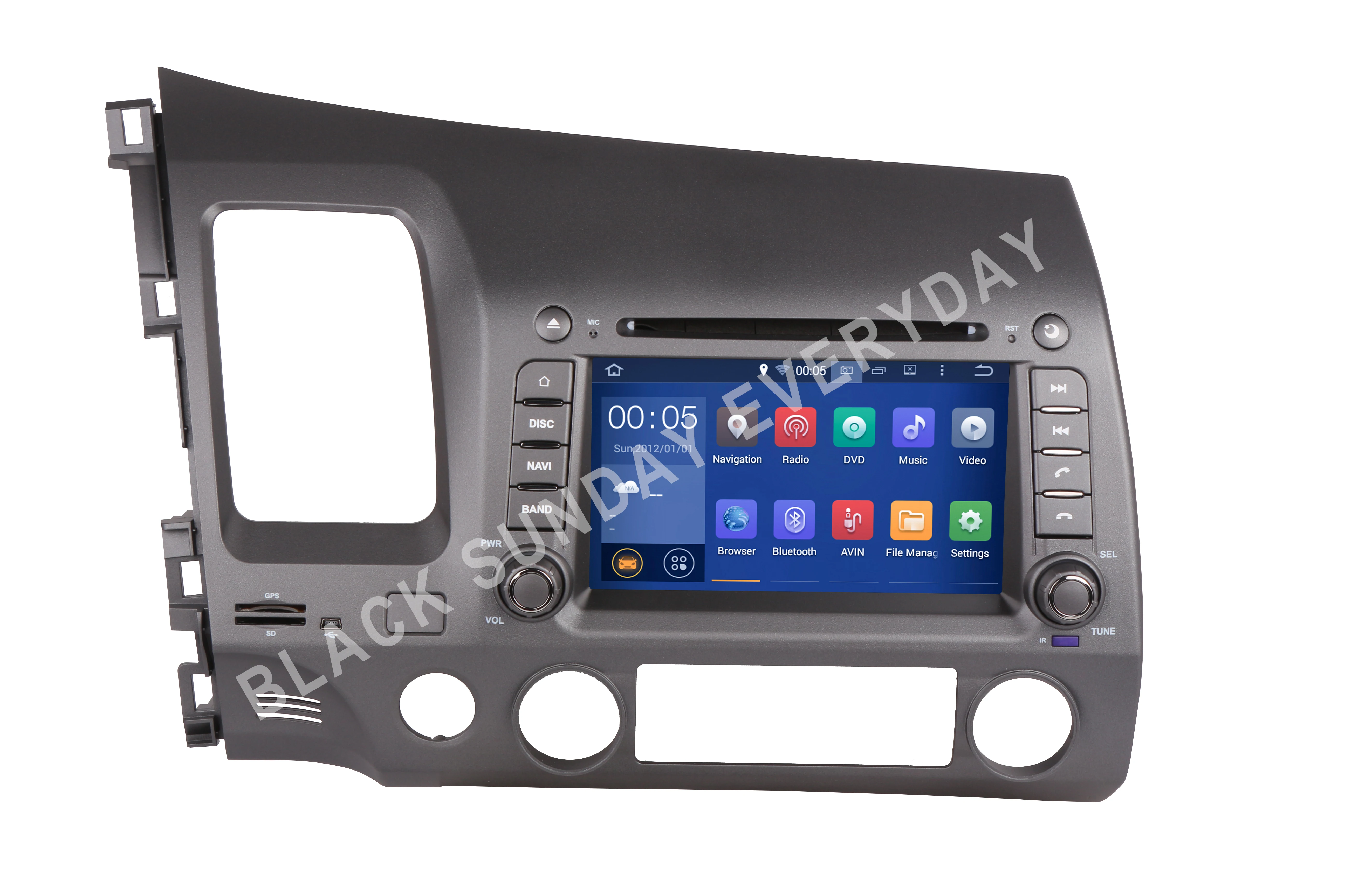 Автомобильный DVD плеер проигрыватель на Android 10 4 Гб ОЗУ 32 ПЗУ для Honda Civic 2006 2007 2008 2009