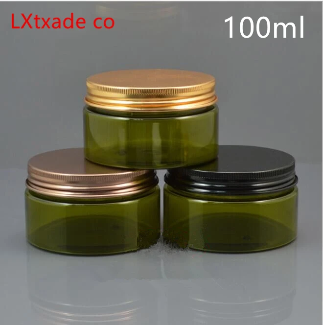 

100g/ml Top Grade Plastic Bottle Jar New Originales Refillable Cosmetic Cream Butter Pomade Empty Containers Wholesale Retail