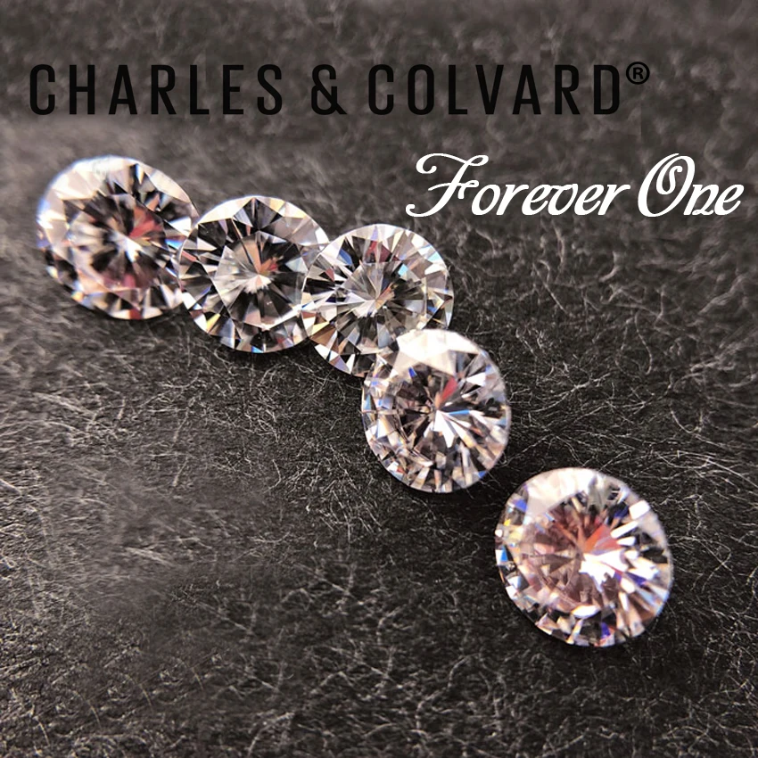 6.5mm 0.88CT VVS VS GHI Forever One Moissanie Stone High-Quality Laboratory-Grown Diamond Charles Colvard
6.5mm 0.88CT VVS VS GHI Forever One Moissanie Stone High-Quality Laboratory-Grown Diamond Charles Colvard