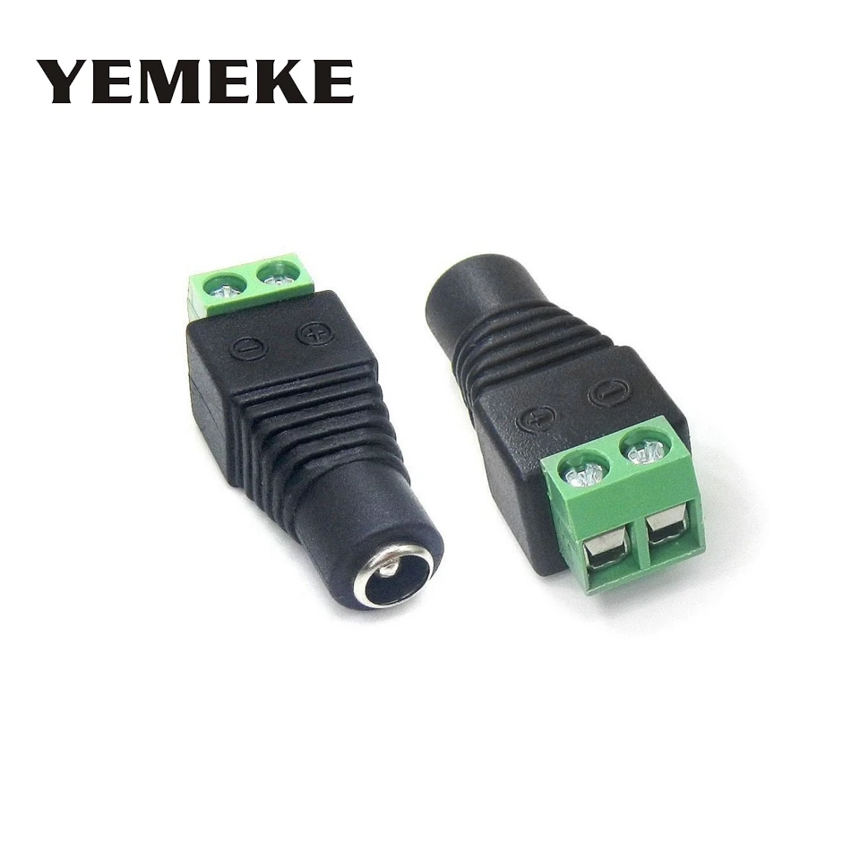 10pcs DC Power Cable 5.5x2.1mm Female Connect LED Strip 5050 3528 5730 Single Color DC Plug Adapter to connect led strip Light
10pcs DC Power Cable 5.5x2.1mm Female Connect LED Strip 5050 3528 5730 Single Color DC Plug Adapter to connect led strip Light