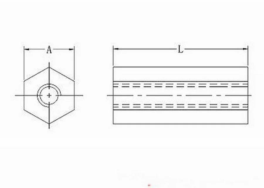( 1000 pcs/lot ) 8mm / 0.32", M2.5 Black Nylon Hex Female-Female Standoff Spacer 
( 1000 pcs/lot ) 8mm / 0.32", M2.5 Black Nylon Hex Female-Female Standoff Spacer