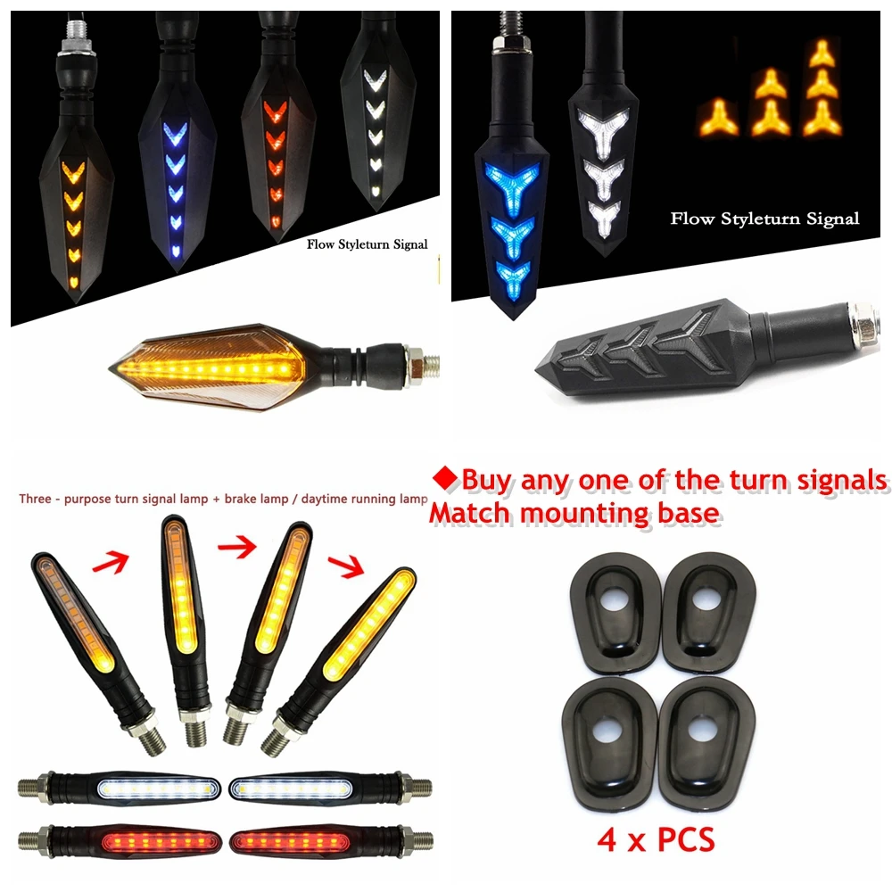 Motorcycle Refit Turn Signals Light Tail Flasher LED Dynamic turn signal For KAWASAKI Versys 1000/Versys 650/VERSYS-X 300
Motorcycle Refit Turn Signals Light Tail Flasher LED Dynamic turn signal For KAWASAKI Versys 1000/Versys 650/VERSYS-X 300