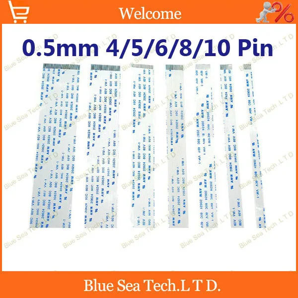 100pcs/lot FFC/FPC Flexible Flat Cable 0.5mm pitch 4/5/6/8/10 pin(20pcs for each),150mm Isotropy or Anisotropy cable
100pcs/lot FFC/FPC Flexible Flat Cable 0.5mm pitch 4/5/6/8/10 pin(20pcs for each),150mm Isotropy or Anisotropy cable