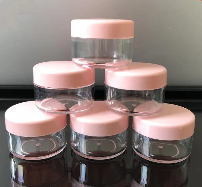 2pcs free shipping 15g 15ML empty plastic pink round cream jars cosmetic packing container
2pcs free shipping 15g 15ML empty plastic pink round cream jars cosmetic packing container