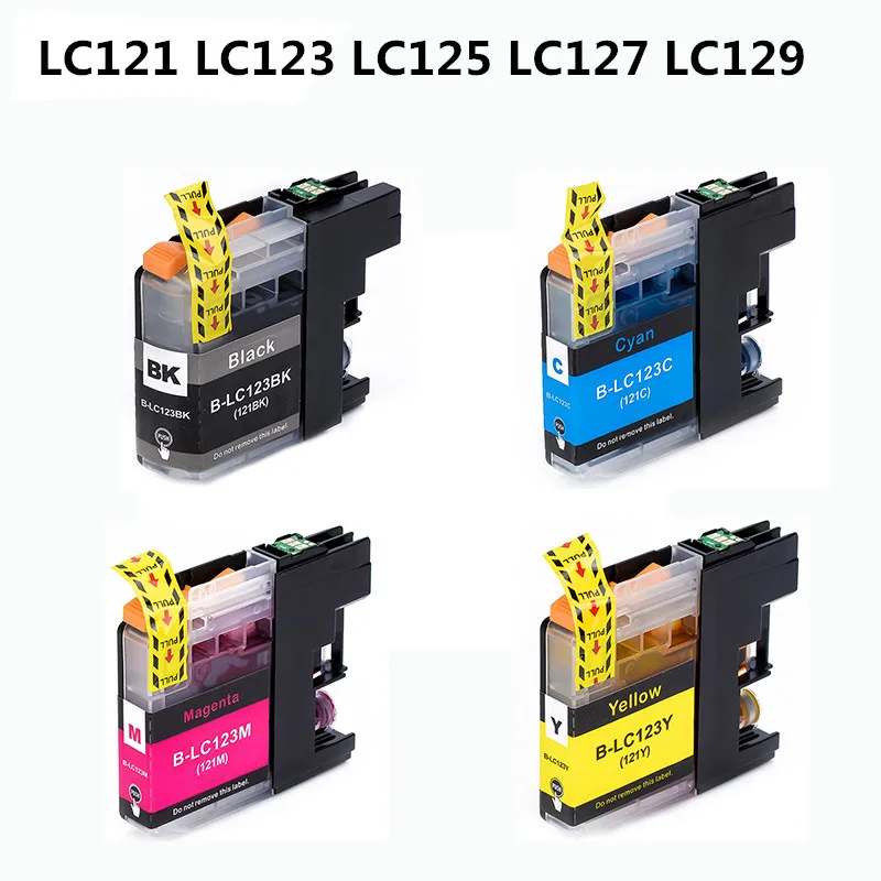 LC123 for Brother MFC-J4510DW MFC-J4610DW MFC-J4410DW J4710DW DCP-J132W/J152W J172 J552 J752 J4110 J6520 full ink cartridge
LC123 for Brother MFC-J4510DW MFC-J4610DW MFC-J4410DW J4710DW DCP-J132W/J152W J172 J552 J752 J4110 J6520 full ink cartridge