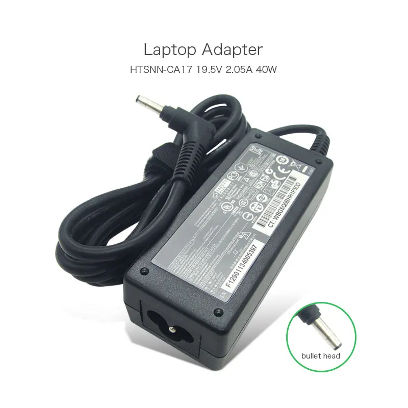 Genuine 40W 19.5V 2.05A 4.0*1.7mm HSTNN-CA17 AC Adapter Charger for HP Mini 210 210 110 1000 1101 2102 HSTNN-DA18 HSTNN-CA18
Genuine 40W 19.5V 2.05A 4.0*1.7mm HSTNN-CA17 AC Adapter Charger for HP Mini 210 210 110 1000 1101 2102 HSTNN-DA18 HSTNN-CA18