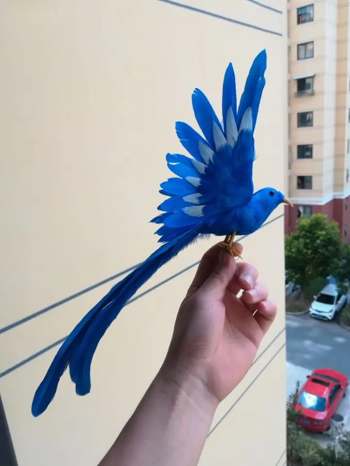 foam& feathers artificial bird long tail feathers blue bird spreading wings bird about 28x20cm garden decoration gift w0779
foam& feathers artificial bird long tail feathers blue bird spreading wings bird about 28x20cm garden decoration gift w0779
