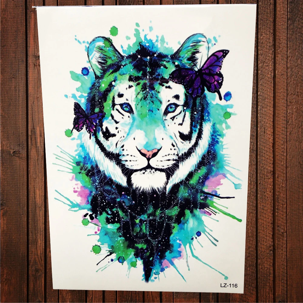 Watercolor Painting Geometry Blue Wild Wolf King Temporary Tattoo Sticker Fake Flash Waterproof Tattoo Men Women Body Art Totem
Watercolor Painting Geometry Blue Wild Wolf King Temporary Tattoo Sticker Fake Flash Waterproof Tattoo Men Women Body Art Totem
