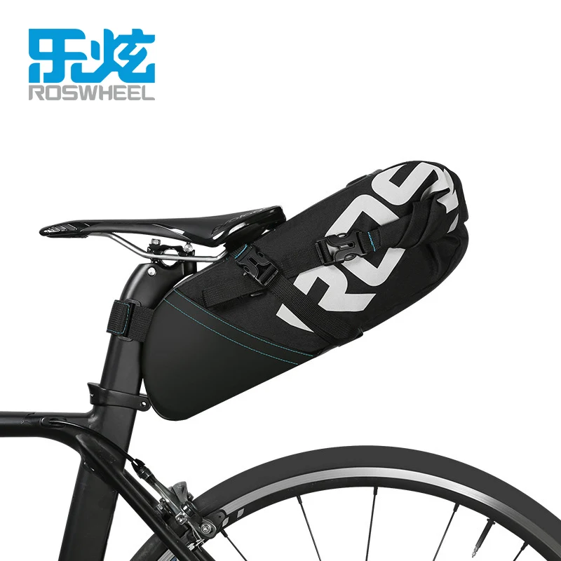 

ROSWHEEL NEW MTB bike bag cycling bicycle saddle tail rear seat waterproof Storage bags accessories high-capacity 8L 10L