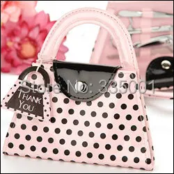 wedding bridal shower favors and giveaways for guest -- Pink Polka Dot Purse Manicure Set party favor souvenir gift 20sets/lot
wedding bridal shower favors and giveaways for guest -- Pink Polka Dot Purse Manicure Set party favor souvenir gift 20sets/lot
