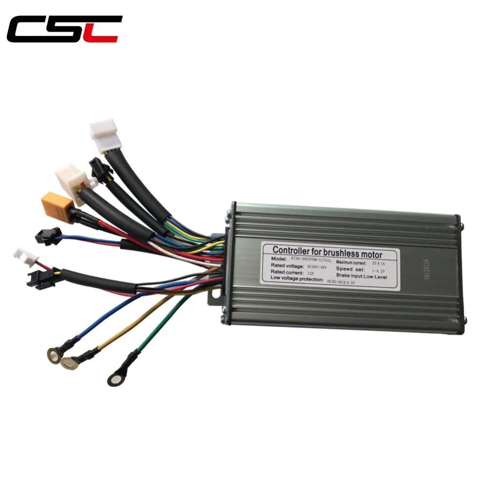 Electric bike Sine wave Controller 36V 48V 500W 25A Brushless controller 9 Mosfet KT E-bike Accessories Controller
Electric bike Sine wave Controller 36V 48V 500W 25A Brushless controller 9 Mosfet KT E-bike Accessories Controller