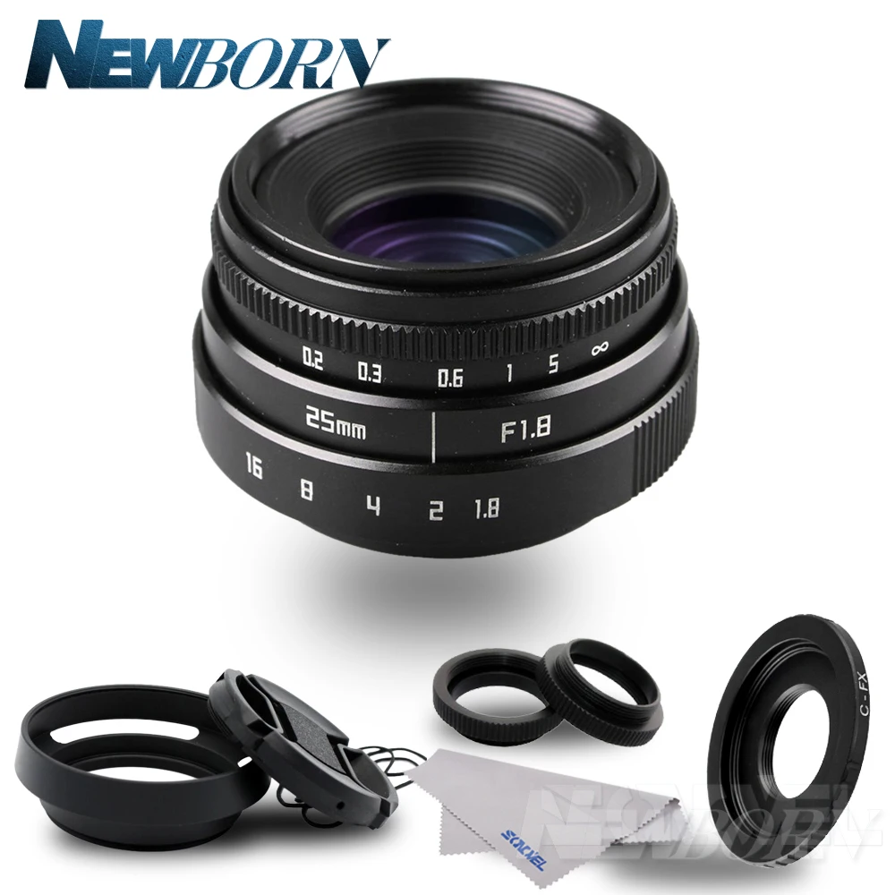 25mm F1.8 APS-C Television TV Lens CCTV Lens+Lens hood for Fuji Fujifilm X-E2 X-E1 X-Pro1 X-Pro2 X-M1 X-A3 X-A2 X-A1 X-T1 C-FX
25mm F1.8 APS-C Television TV Lens CCTV Lens+Lens hood for Fuji Fujifilm X-E2 X-E1 X-Pro1 X-Pro2 X-M1 X-A3 X-A2 X-A1 X-T1 C-FX