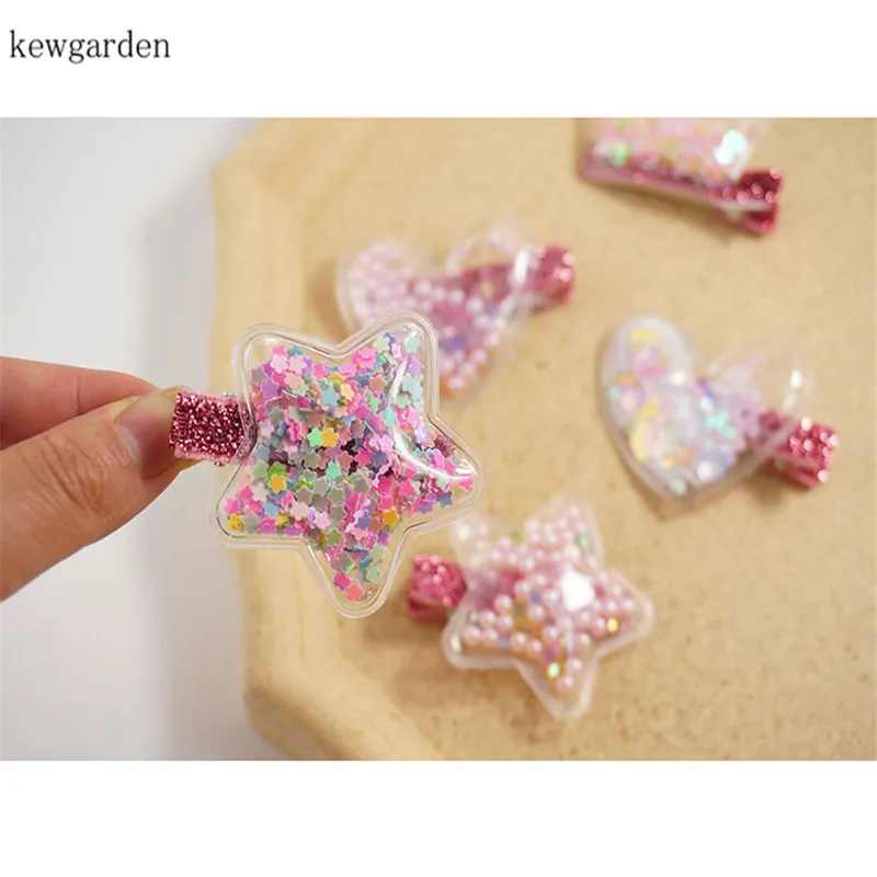 Kewgarden Baby Girls Hairclips Transparent Plastic Inflatable Stars Barrettes Side Clips Safety Accessories 3 PCS / Set
Kewgarden Baby Girls Hairclips Transparent Plastic Inflatable Stars Barrettes Side Clips Safety Accessories 3 PCS / Set