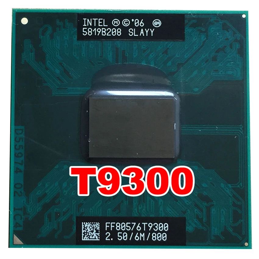 Оригинальный процессор INTEL T9300 2 5/6M/800 pin версия PGA|intel t9300|t9300 cpucpu t9300 |