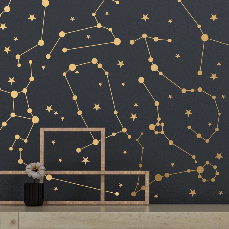 Zodiac Constellations Wall Vinyl Sticker Stars Decals For Boy's Bedroom Nordic Nursery Room Decoration DIY Sticker NR43
Zodiac Constellations Wall Vinyl Sticker Stars Decals For Boy's Bedroom Nordic Nursery Room Decoration DIY Sticker NR43