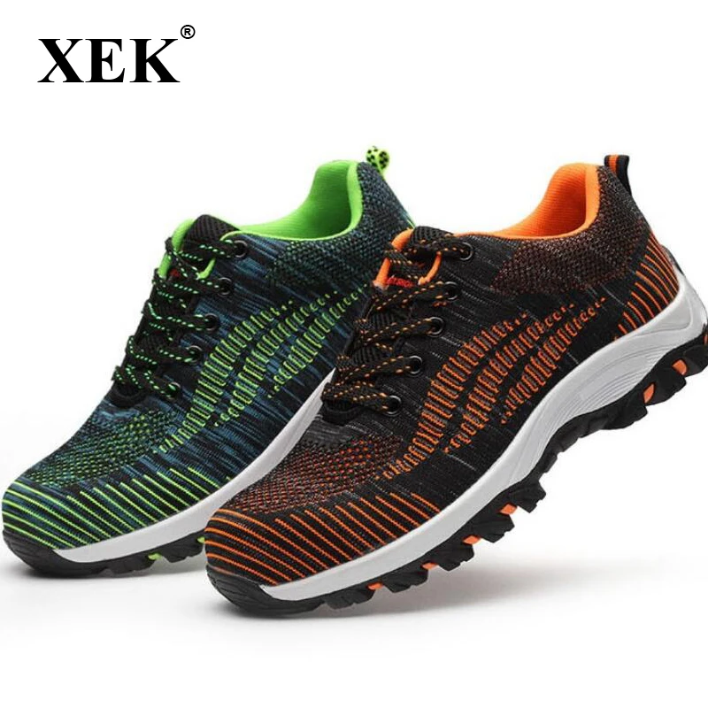 XEK Mesh Men Boots Work Safety Shoes Steel Toe Cap For Anti-Smashing Puncture Proof Durable Breathable Protective Footw wyq07
XEK Mesh Men Boots Work Safety Shoes Steel Toe Cap For Anti-Smashing Puncture Proof Durable Breathable Protective Footw wyq07