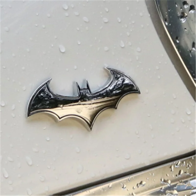 Car 3D exterior car stickers metal personality bat car logo modified body stickers tail standard bat cover car logo .
Car 3D exterior car stickers metal personality bat car logo modified body stickers tail standard bat cover car logo .