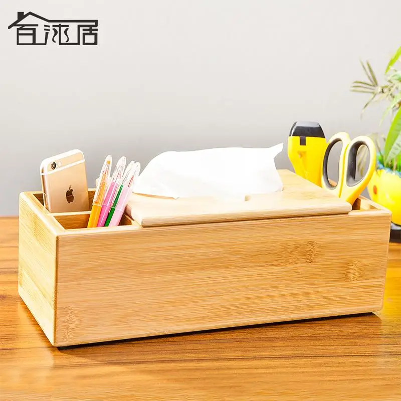 in tissue box Square multifunctional smoke box Desktop space remote control box of bamboo green home
in tissue box Square multifunctional smoke box Desktop space remote control box of bamboo green home
