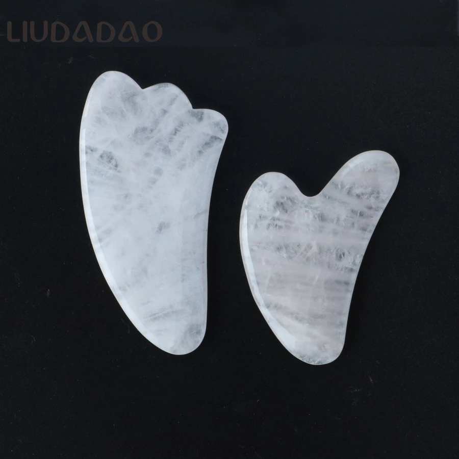 Natural Clear Crystal Guasha Set High Quality Stone Face Body Head Relaxing Massager Guasha Wands Health Beauty Lift Tools
Natural Clear Crystal Guasha Set High Quality Stone Face Body Head Relaxing Massager Guasha Wands Health Beauty Lift Tools
