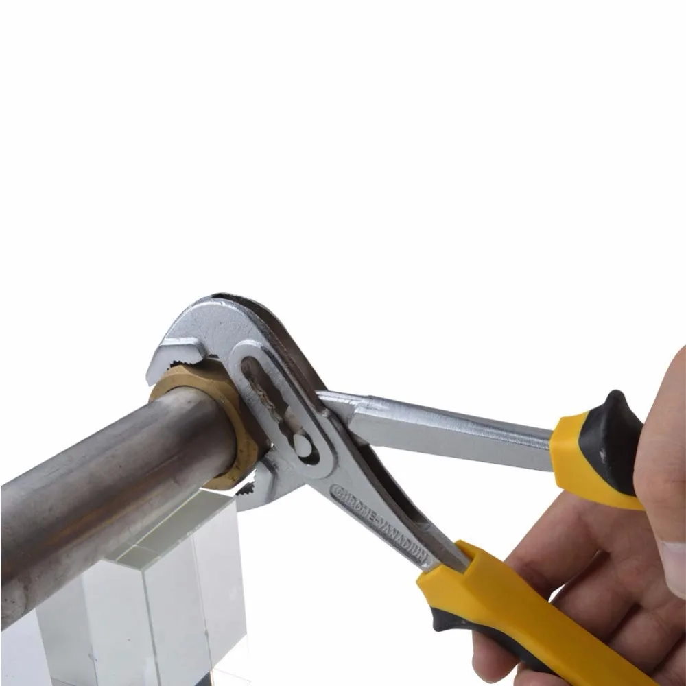 10 inch/250mm Groove Joint Water Pump Pliers Adjustable Arc Joint Multi-Grips Tap or Pipe Spanners Slip Joint Gland Pliers
10 inch/250mm Groove Joint Water Pump Pliers Adjustable Arc Joint Multi-Grips Tap or Pipe Spanners Slip Joint Gland Pliers