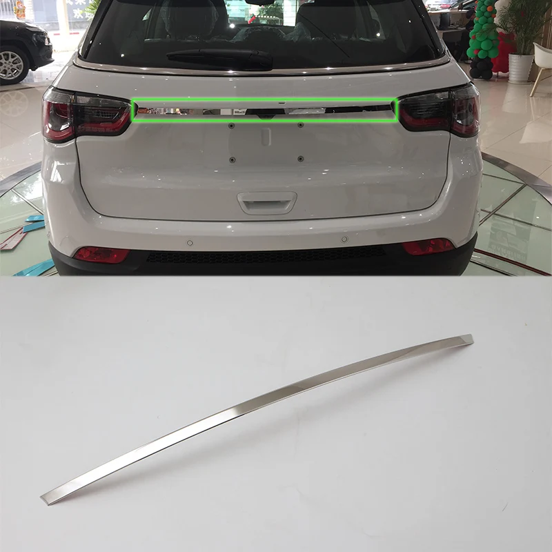 Car Accessories Exterior Decoration Stainless Steel Rear Tail Trunk Streamer Lid Molding Cover Trim For Jeep Compass 2017
Car Accessories Exterior Decoration Stainless Steel Rear Tail Trunk Streamer Lid Molding Cover Trim For Jeep Compass 2017