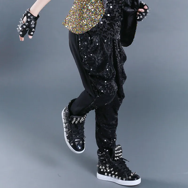Nice New Fashion Kids Adults Trend Dance Performance Paillette Haren Pants Stage Show Clothing Trousers
Nice New Fashion Kids Adults Trend Dance Performance Paillette Haren Pants Stage Show Clothing Trousers