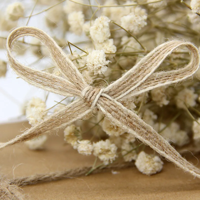 IBOWS 5mm 10meters Natural Hemp Ribbon Jute Burlap Ribbons Tape for Handmade Material DIY Gift wrapping Wedding Party decoration
IBOWS 5mm 10meters Natural Hemp Ribbon Jute Burlap Ribbons Tape for Handmade Material DIY Gift wrapping Wedding Party decoration