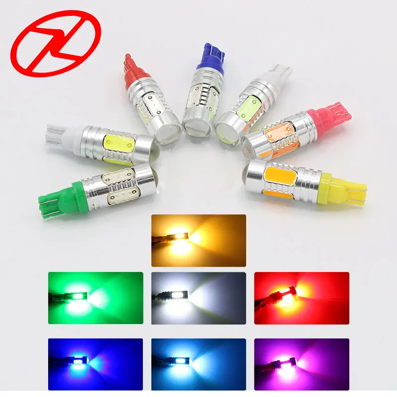 2 предмета Авто T10 7 5 Вт Светодиодный светильник wedge bulb 194 168 192 W5W лампа внутренняя