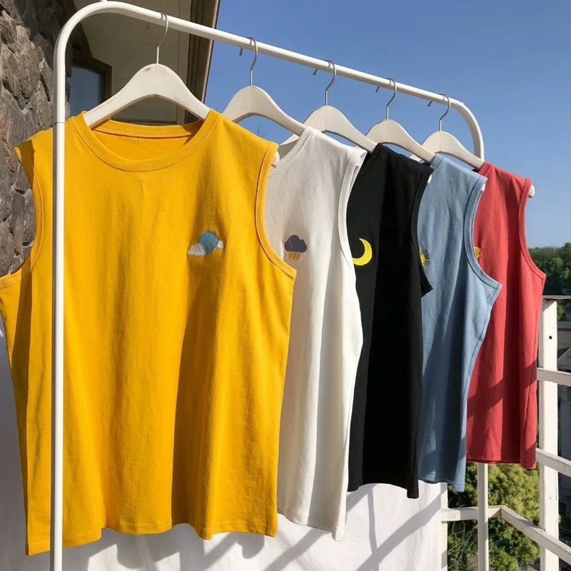 Summer casual Tank Tops men's sleeveless sports tide brand loose fitness vest sleeves Korean port wind trend chopping handsome t
Summer casual Tank Tops men's sleeveless sports tide brand loose fitness vest sleeves Korean port wind trend chopping handsome t