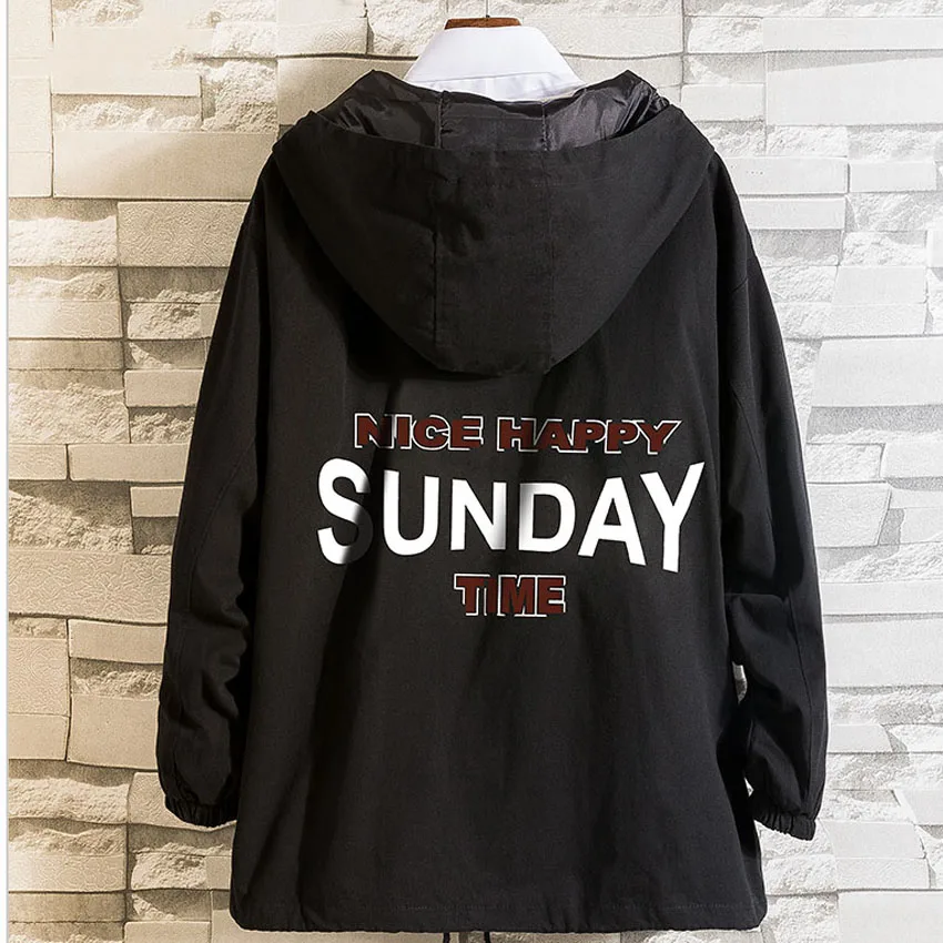 Fashion letter print jacket students hooded coat teenager loose fit outerwear new arrival 2019 autumn winter
Fashion letter print jacket students hooded coat teenager loose fit outerwear new arrival 2019 autumn winter