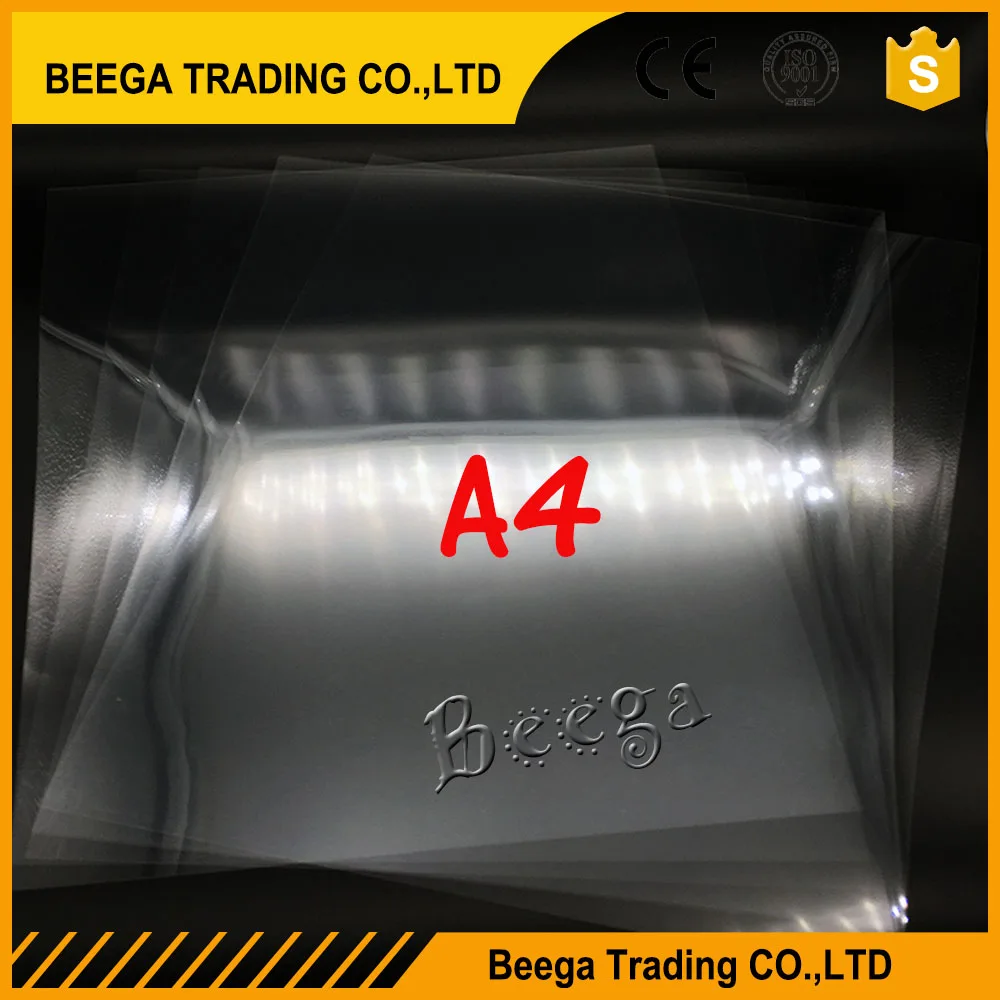 Free Shipping Transparence Film 210cmx297cm for 10 Sheets High Quality Laser and Inkjet Printer
Free Shipping Transparence Film 210cmx297cm for 10 Sheets High Quality Laser and Inkjet Printer