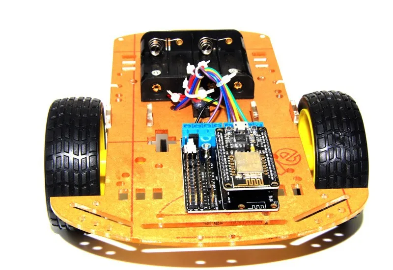2WD RC wifi smart car kit / network remote control car/ car chassis+motor L293D driving board for ESP-12E+esp 8266 wifi module
2WD RC wifi smart car kit / network remote control car/ car chassis+motor L293D driving board for ESP-12E+esp 8266 wifi module
