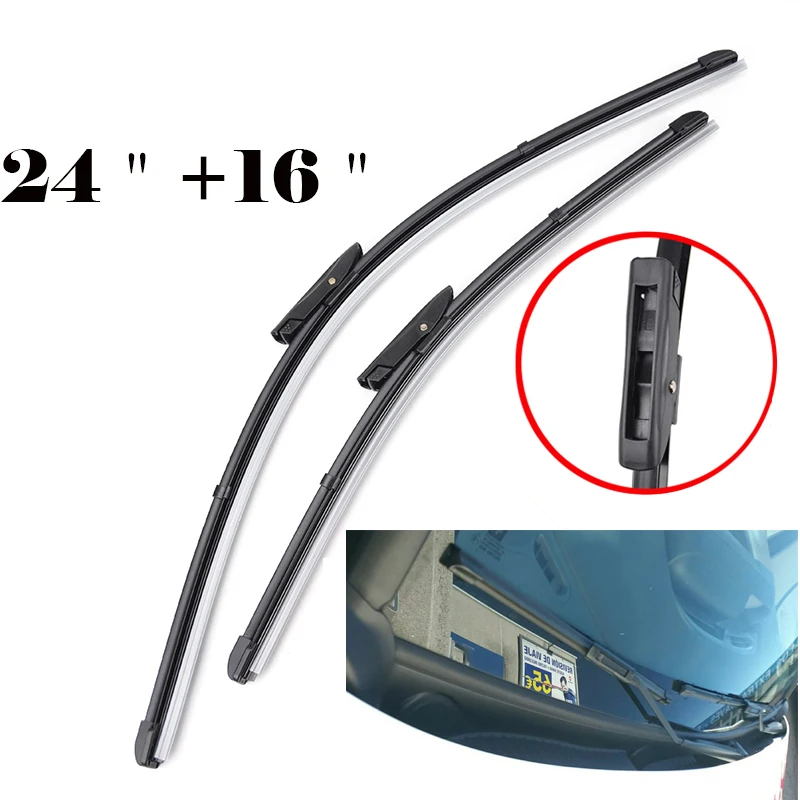 Щетки стеклоочистителя Misima 24 ''+ 16'' для Renault Clio MK 3 для Fluence Megane 3 CC Grandtour
Щетки стеклоочистителя Misima 24 ''+ 16'' для Renault Clio MK 3 для Fluence Megane 3 CC Grandtour