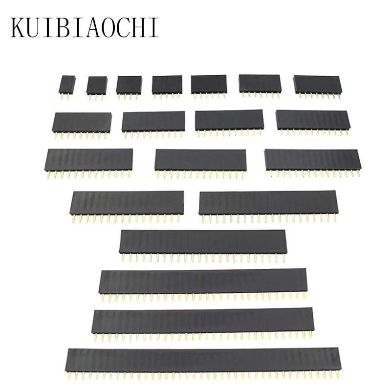 10pcs Pin Header 2.54mm Pitch PCB Female Pin Header Connector Straight Single Row 2/3/4/5/6/7/8/9/10/11/12/13/14/15/16/20/40 Pin
10pcs Pin Header 2.54mm Pitch PCB Female Pin Header Connector Straight Single Row 2/3/4/5/6/7/8/9/10/11/12/13/14/15/16/20/40 Pin