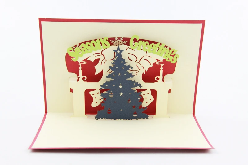 Tree Christmas Cards, 3D pop up Card , Holiday Cards,Seasons greetings,free shipping
Tree Christmas Cards, 3D pop up Card , Holiday Cards,Seasons greetings,free shipping