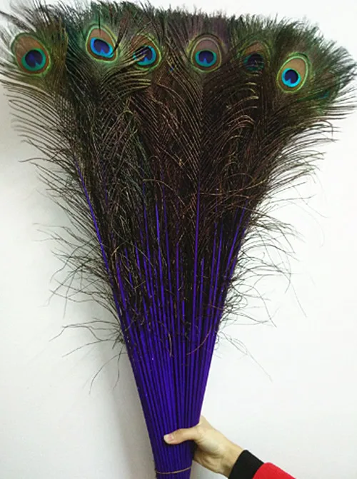 Fast delivery, 100pc Wholesale 72-80CM / 29-32 inch high-quality natural peacock feather DIY decoration holiday party
Fast delivery, 100pc Wholesale 72-80CM / 29-32 inch high-quality natural peacock feather DIY decoration holiday party