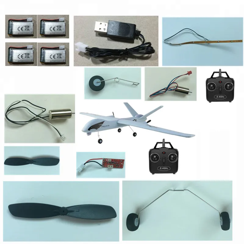 Z51 RC Remote Control Plane Spare Parts 3.7V 450mAh Battery/propeller/motor/USB charger/remote control/LED Light and so on
Z51 RC Remote Control Plane Spare Parts 3.7V 450mAh Battery/propeller/motor/USB charger/remote control/LED Light and so on