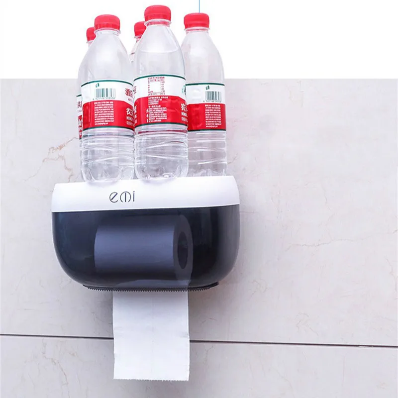 ABS Plastic Convenient Toilet Paper Tissue Box Waterproof Toilet Paper Holder Bathroom Kitchen Accessories No Need To Punch
ABS Plastic Convenient Toilet Paper Tissue Box Waterproof Toilet Paper Holder Bathroom Kitchen Accessories No Need To Punch