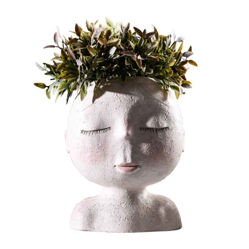 Pastoral Resin Doll Modeling Succulent Potted Flower Pot Ornaments Outdoor Garden Decoration Balcony Desktop Figurines Craft Art
Pastoral Resin Doll Modeling Succulent Potted Flower Pot Ornaments Outdoor Garden Decoration Balcony Desktop Figurines Craft Art