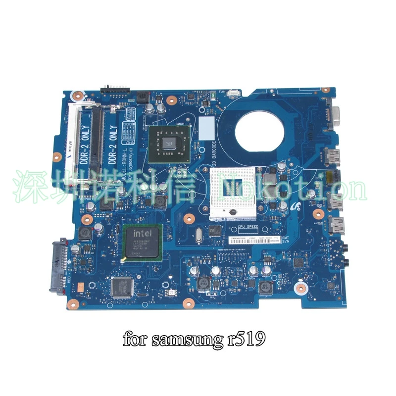 NOKOTION BA92-05696A BA92-05696B For samsung R519 laptop motherboard GL40 DDR2 BA41-01106A BA41-01104A BA41-01108A
NOKOTION BA92-05696A BA92-05696B For samsung R519 laptop motherboard GL40 DDR2 BA41-01106A BA41-01104A BA41-01108A