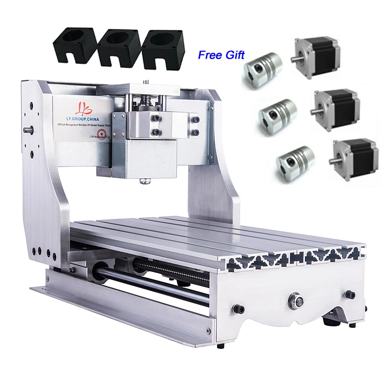 DIY CNC Frame Kit for Engraving Machine 3020Z with Ball Screw Stepper Motor Bracket Coupling
DIY CNC Frame Kit for Engraving Machine 3020Z with Ball Screw Stepper Motor Bracket Coupling
