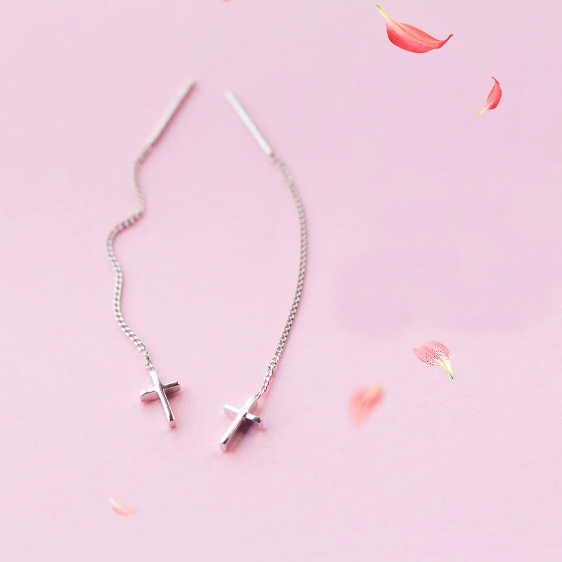 Новые модные серьги-подвески MloveAcc из 100% стерлингового серебра 925 пробы, Очаровательные Подвески в виде креста, подарок для девушек и друзей
Новые модные серьги-подвески MloveAcc из 100% стерлингового серебра 925 пробы, Очаровательные Подвески в виде креста, подарок для девушек и друзей